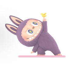 Pop Mart POP MART LABUBU Lazy Yoga Series THE MONSTERS Figures Blind Box Single Blind Box