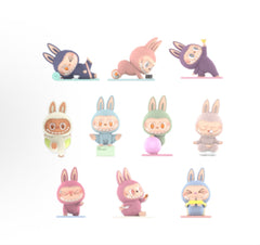 Pop Mart POP MART LABUBU Lazy Yoga Series THE MONSTERS Figures Blind Box Single Blind Box