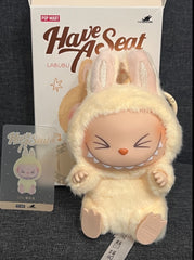 Pop Mart POP MART labubu THEMONSTERS Sit and Party Vinyl Plush Blind Box 2nd Generation Blind Box Single Blind Box