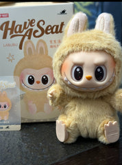 Pop Mart POP MART labubu THEMONSTERS Sit and Party Vinyl Plush Blind Box 2nd Generation Blind Box Single Blind Box