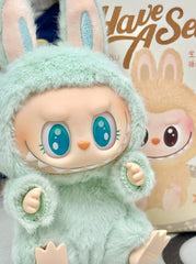 Pop Mart POP MART labubu THEMONSTERS Sit and Party Vinyl Plush Blind Box 2nd Generation Blind Box Single Blind Box