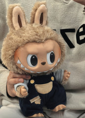 Pop Mart POP MART LABUBU time to chill labubu first generation cute doll plush doll 37cm high