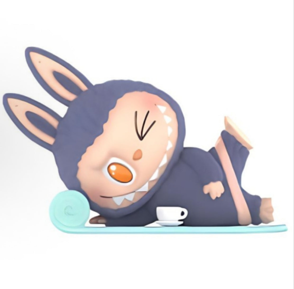 Pop Mart POP MART LABUBU Lazy Yoga Series THE MONSTERS Figures Blind Box Single Blind Box