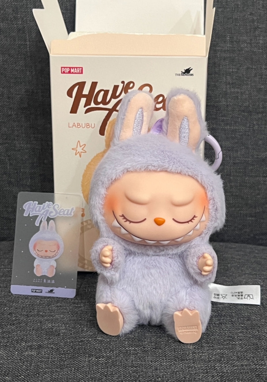 Pop Mart POP MART labubu THEMONSTERS Sit and Party Vinyl Plush Blind Box 2nd Generation Blind Box Single Blind Box