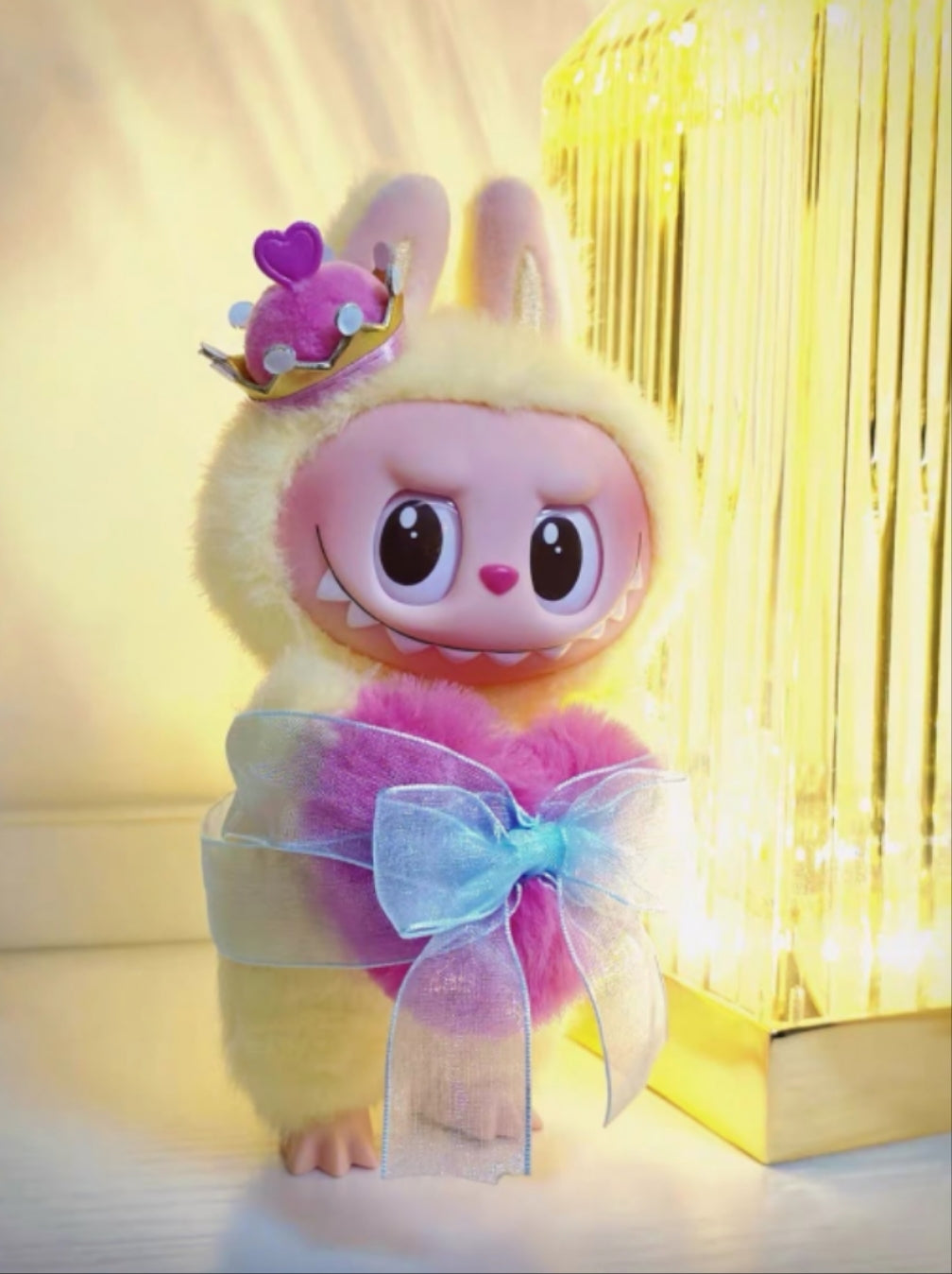 Pop Mart POP MART LABUBU Chess Adventure Series THE MONSTERS Tangjiao Plush Queen Little Queen Elevator