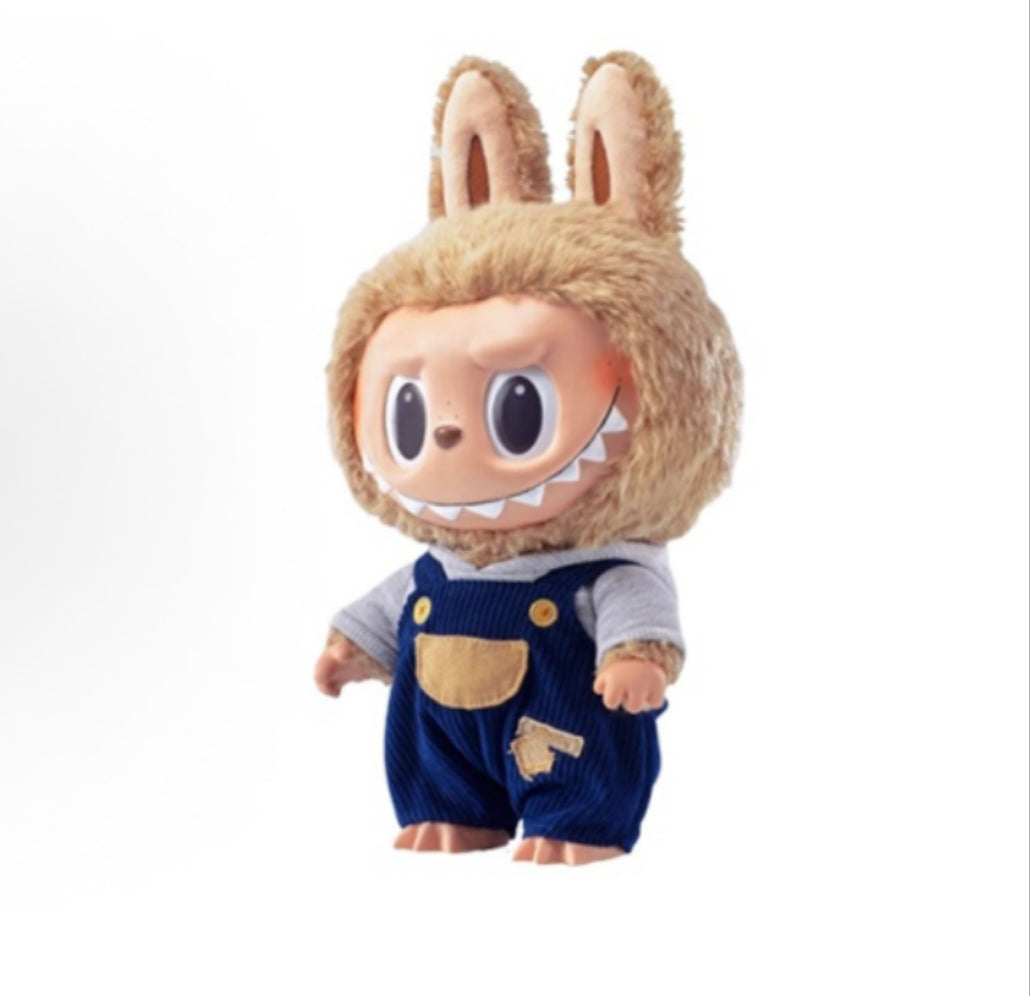 Pop Mart POP MART LABUBU time to chill labubu first generation cute doll plush doll 37cm high